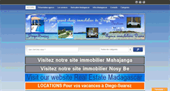 Desktop Screenshot of diego-suarez-immobilier.com